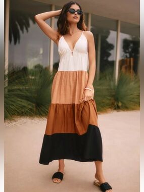 Anthropologie | Dresses | Anthropologie The Somerset Maxi Dress Chiffon  Edition | Poshmark